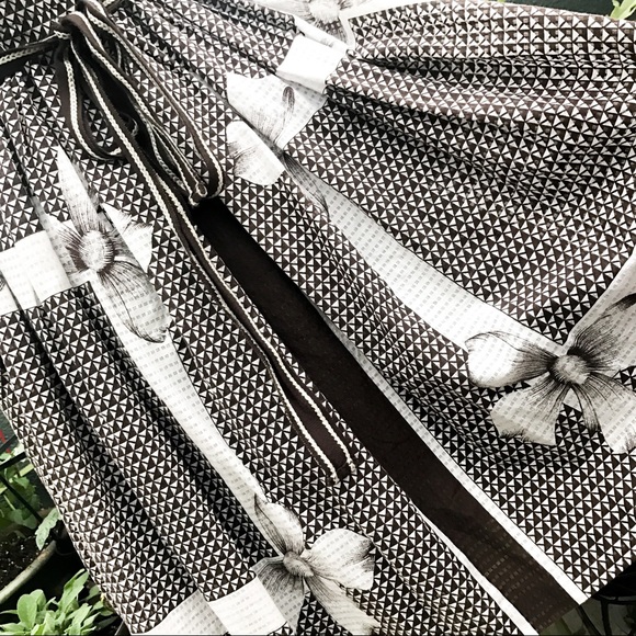 edmé and esyllte bow print dress - Picture 7 of 8